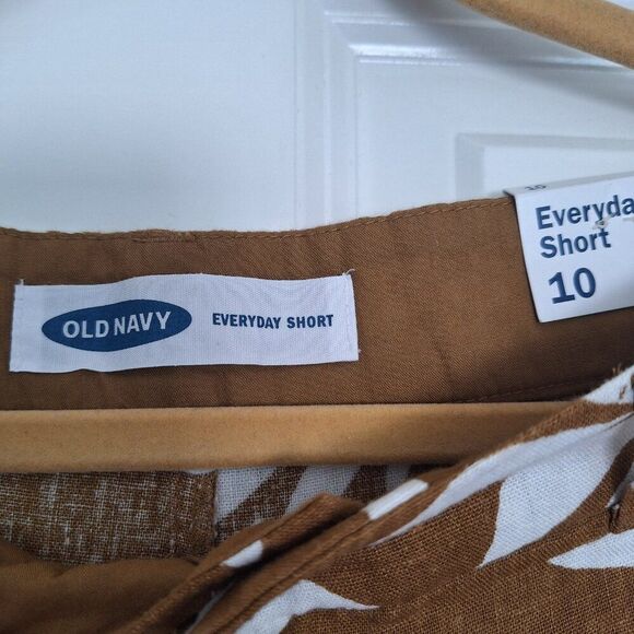 Old Navy Linen viscose Shorts size 10 - Picture 2 of 8